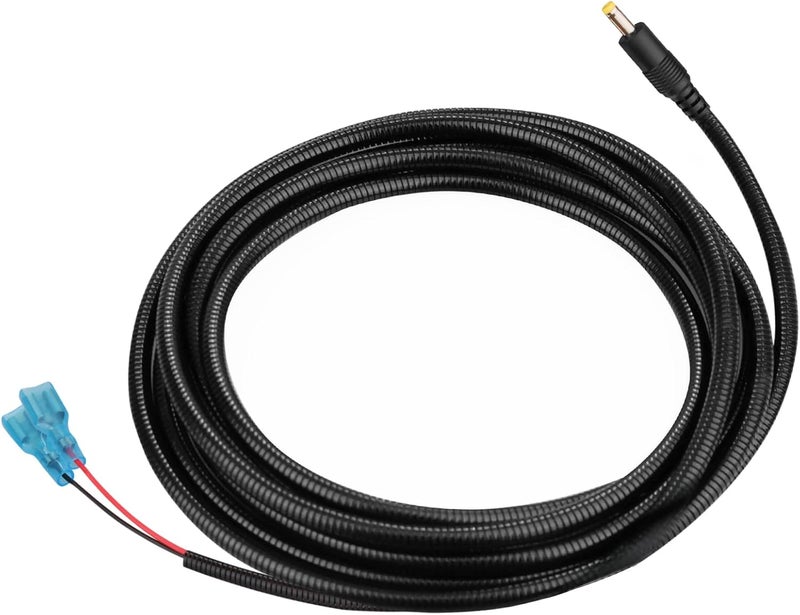 KSK 79-inch Chew Proof Trail Camera Power Cord, 4.0x1.7mm DC External Power Cable, Compatible with Tactacam Reveal, X, XB, SK, Wise Eye, Spartan Gocam, etc - Image 1